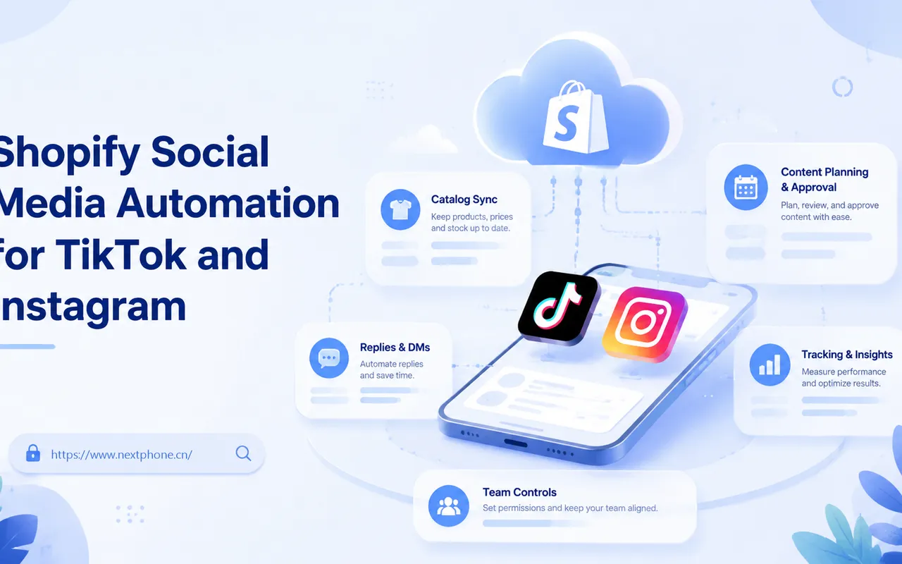 面向 TikTok 与 Instagram 的 Shopify 社交媒体自动化