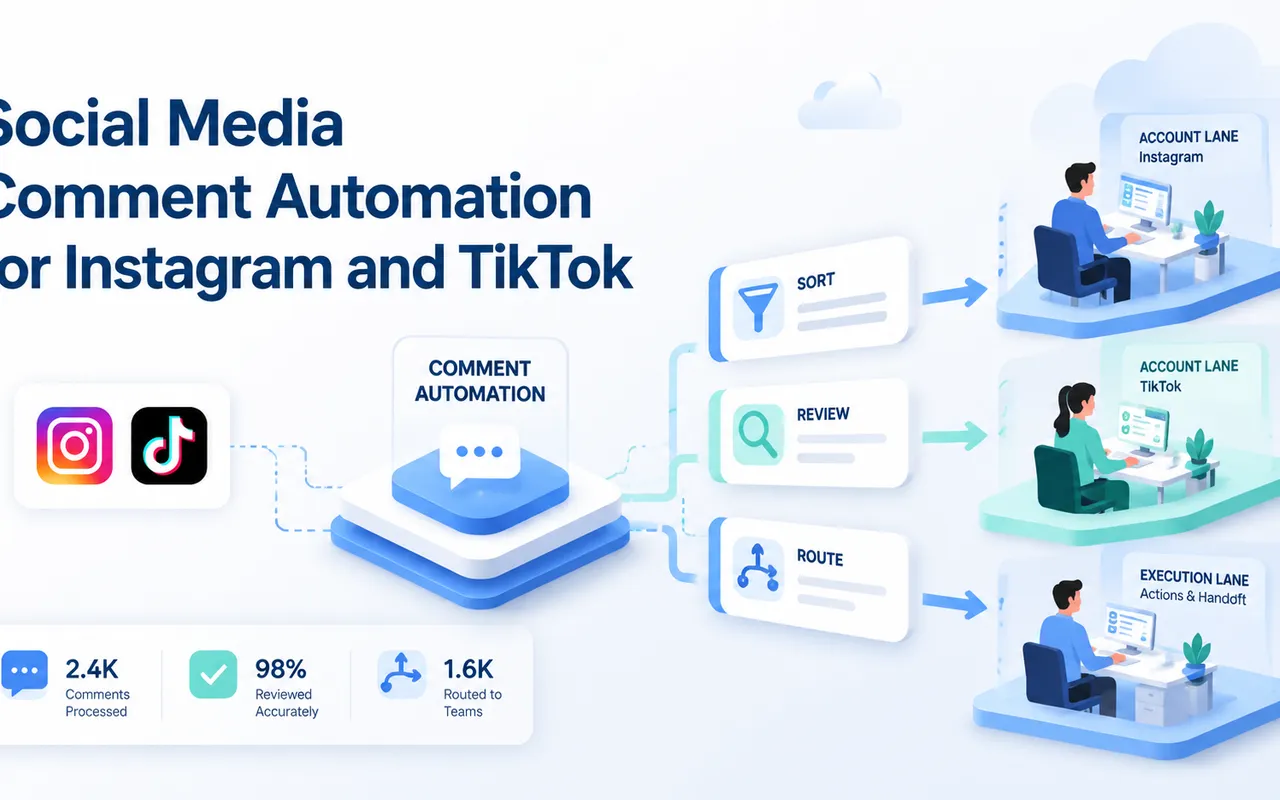 Instagram 与 TikTok 的社交媒体评论自动化