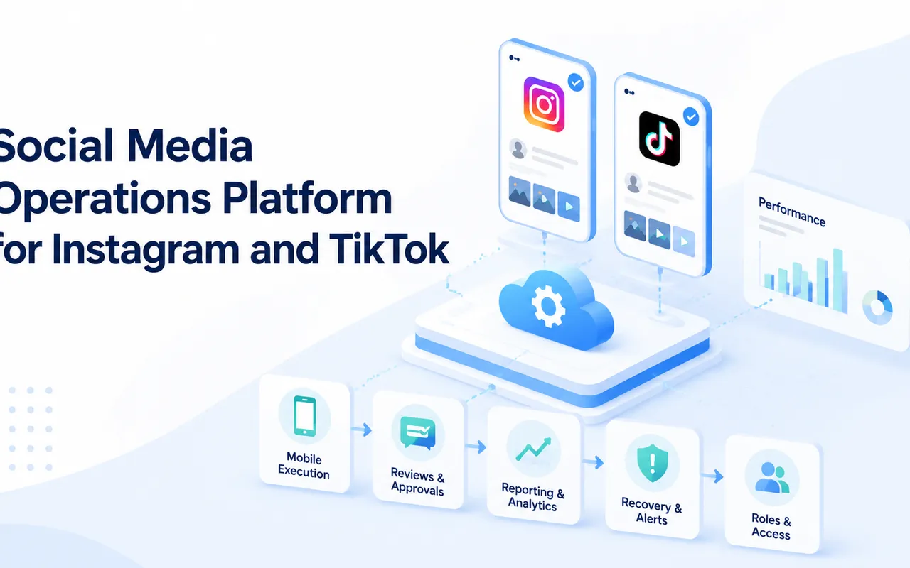 面向 Instagram 与 TikTok 的社交媒体运营平台