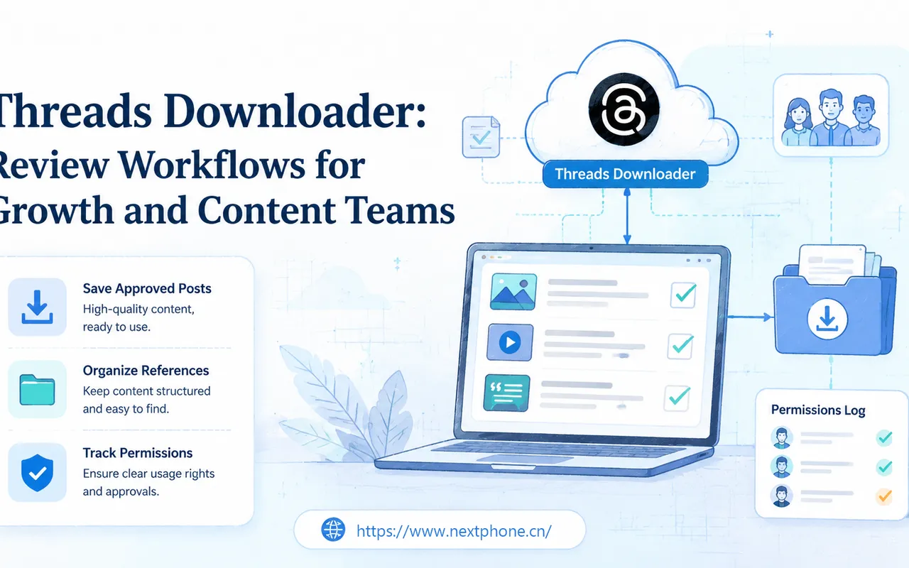 Threads Downloader：增长与内容团队的审核工作流